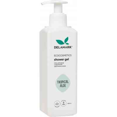 Гель для душа DeLaMark с ароматом тропического алоэ 400 мл (4820152331915) Винница