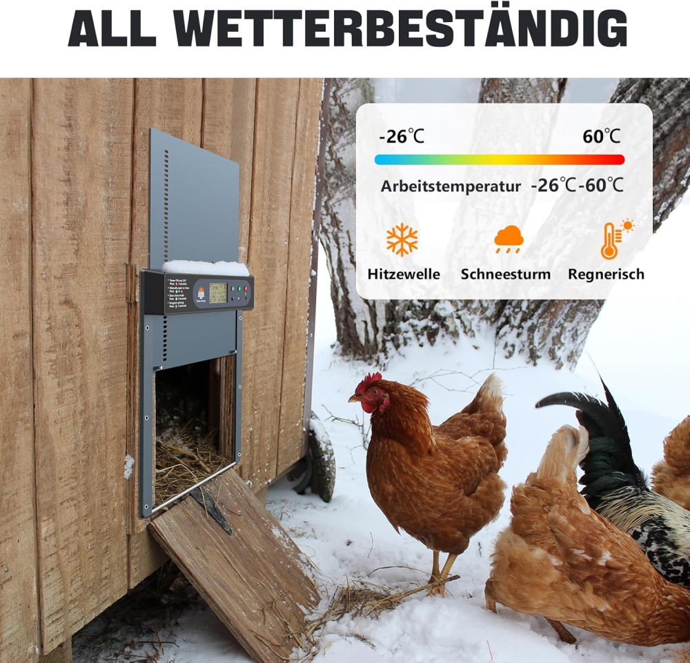 Автоматичні двері для курятника з таймером (Б клас) Луцьк - фото 1