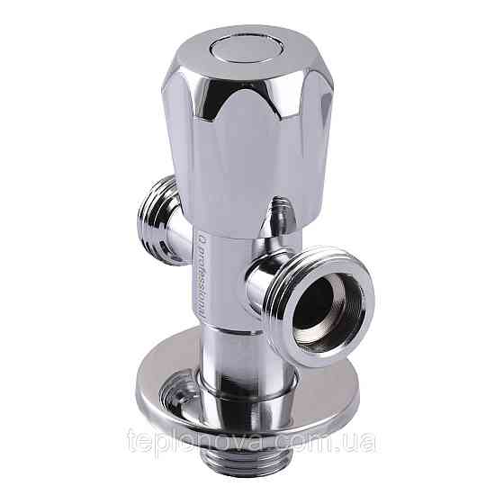 Кран вентильний кутовий Professional 1/2″X1/2″X3/4″ NV-QP555 Чернівці