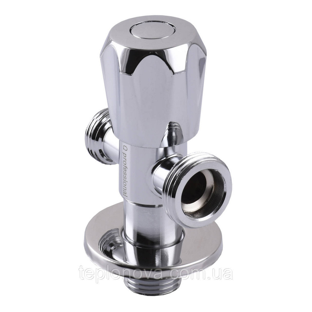Кран вентильний кутовий Professional 1/2″X1/2″X3/4″ NV-QP555 Черновцы - изображение 2