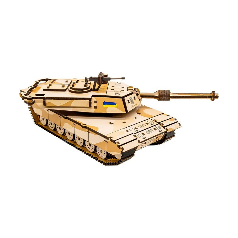 Дерев'яний 3D конструктор "Абрамс" Puz-00939, 187 деталей Вінниця - фото 7