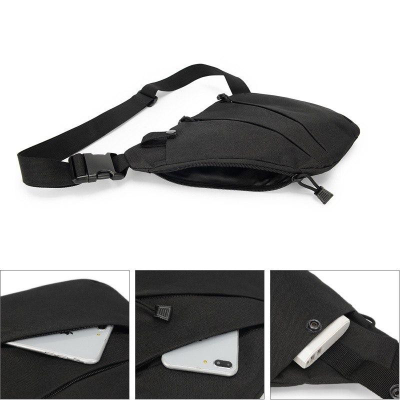 Чоловіча сумка-месенджер Cross Body Чорна 4634 Одеса - фото 2