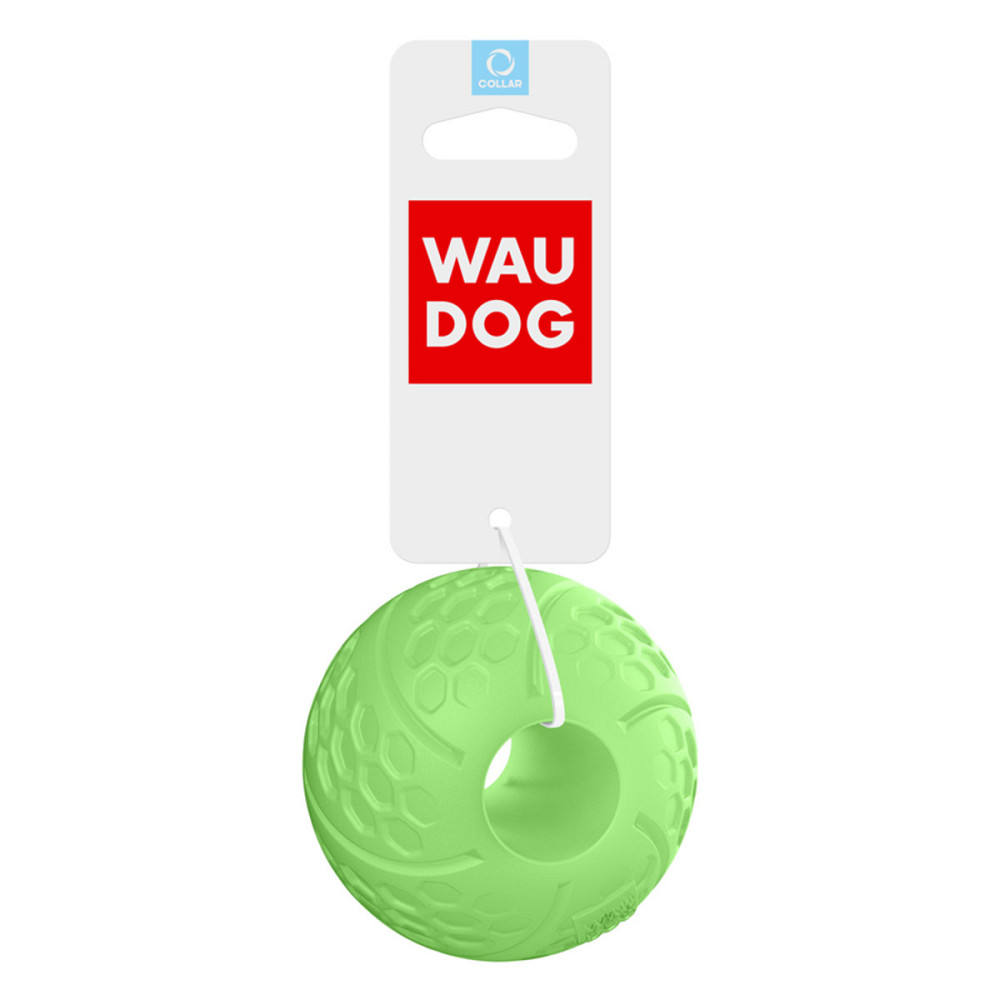 Мячик светонакопительный WAUDOG Fun с отверстием для вкусностей, 7 см Киев - изображение 3