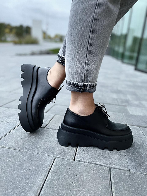 Nivelle Туфлі жіночі NIVELLE 2138/Соня-6 чорні (весна-осінь, шкіра натуральна) (4769) лише 37р. Коломия - фото 3