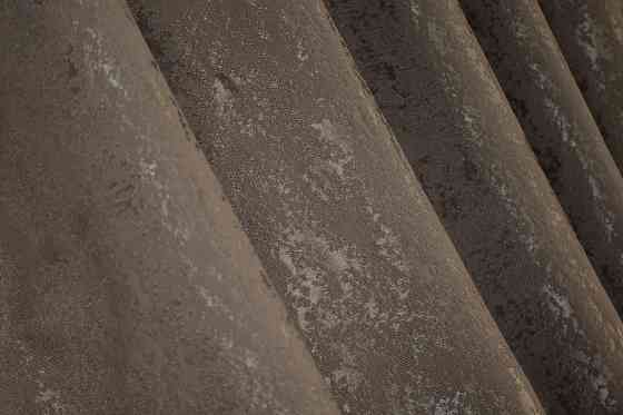 Комплект штор на люверсах VR-Textil Льон мармур Pavliani № 1372ш 150х250 см 2 шт Какао (37-0053) Київ