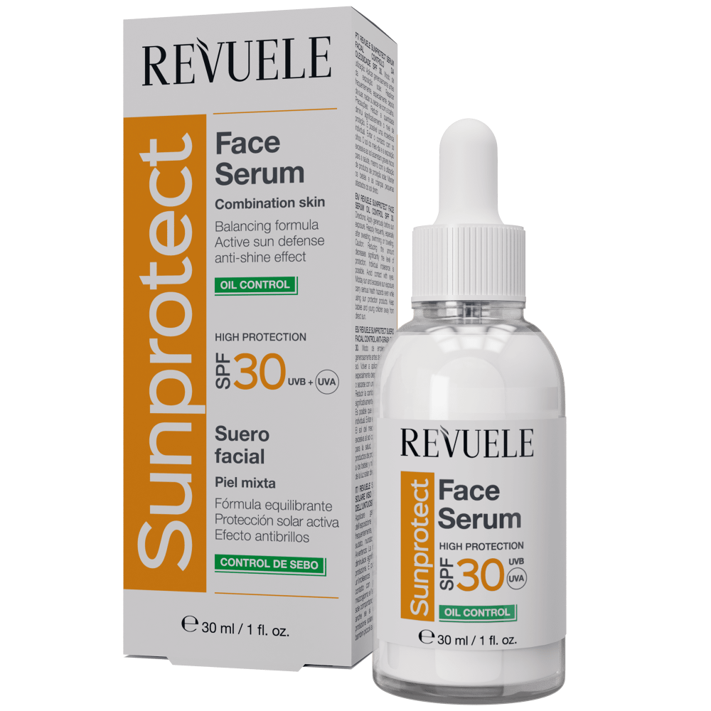 Сироватка для обличчя Контроль жирності з SPF30 Sunprotect Revuele 30 мл Київ - фото 1