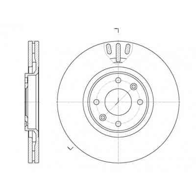 Гальмівний диск REMSA 6657.10 Вінниця