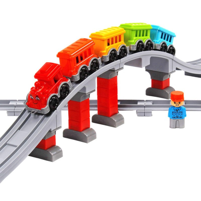 Дитячий набір конструктора "Залізниця" 1300TXK 59 деталей Вінниця - фото 7