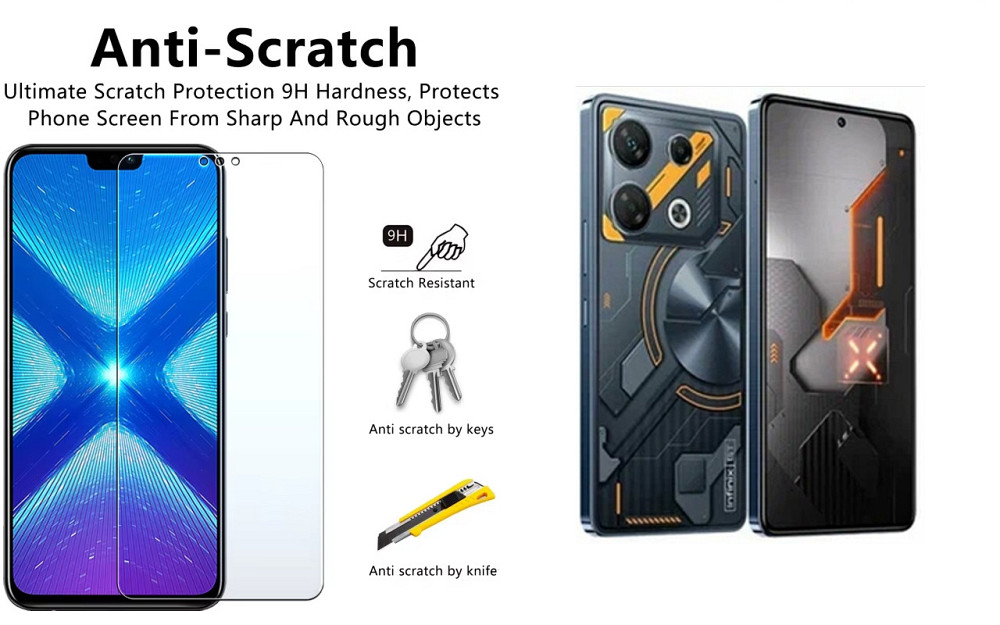 Защитное стекло NeoGlass для Infinix GT10 Pro – ультрапрозрачное и устойчивое Киев - изображение 1