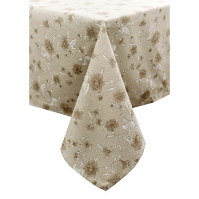 Скатерть Прованс Цветы беж Хозяйка 180х136 см (4823093450912) Винница - изображение 1