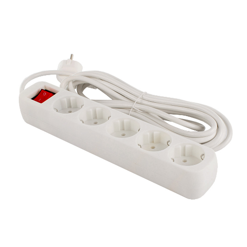 Фільтр мережевий 5 розеток 5м білий CW-PSEA55W ColorWay Житомир - изображение 4