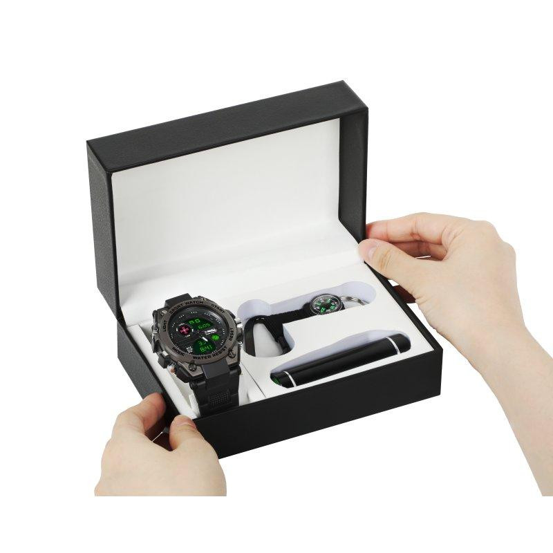 Мужские водостойкие наручные часы Besta Box Tattoo ВСУ Light с компасом + подарочный набор Винница - изображение 5