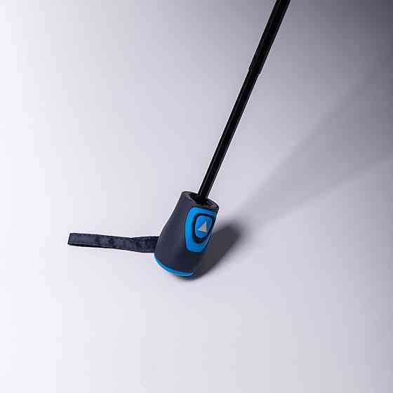 Парасолька напівавтомат з принтом міцна з поліестеру діаметр 97 см Синій HP-23-2BL Коломыя