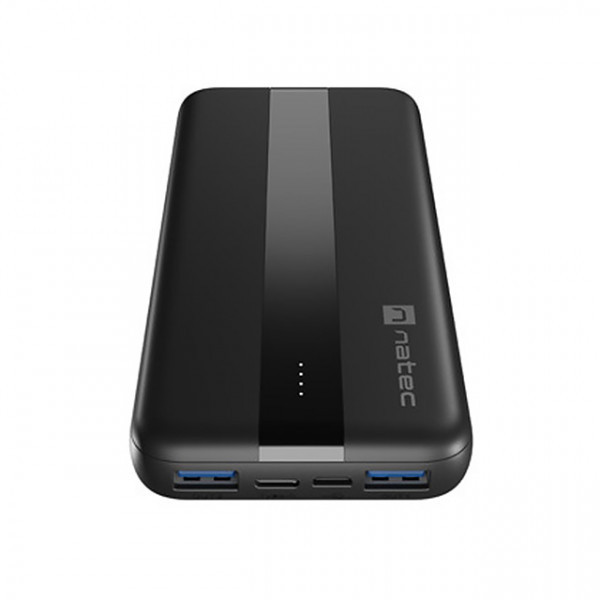 УМБ Natec 10000mah Trevi SlimQ 2xUSB QC 3.0 20W +PD Type-C18W чорна (NPB-1923) Киев - изображение 5
