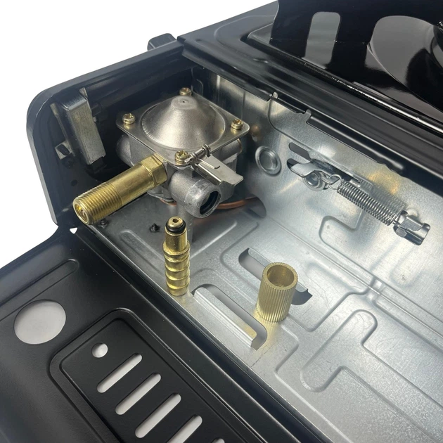 Газовая плита Marc EM BDZ-155-A 2.3кВт c пьезоподжигом и кейсом Черный Винница - изображение 10