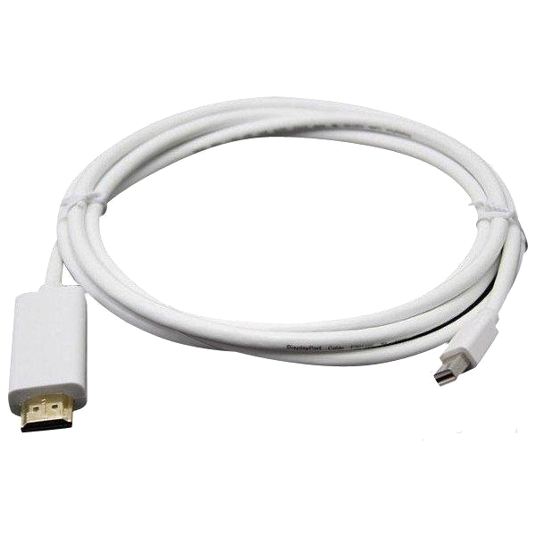 Кабель Mini DisplayPort - HDMI M/M 3.0м білий (S0763) Київ - фото 2