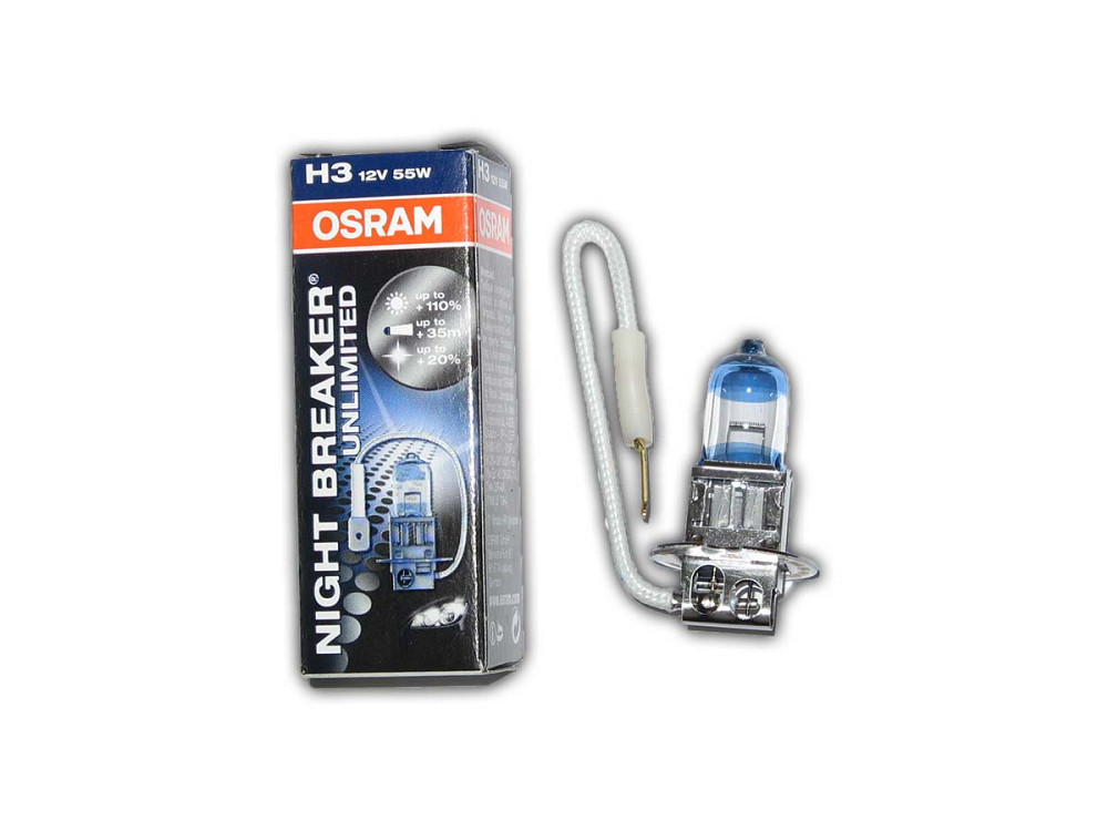 Галогенка H3 OSRAM 12V 55W +110% 64151 NBU Unlimited (компл.) Вінниця - фото 1