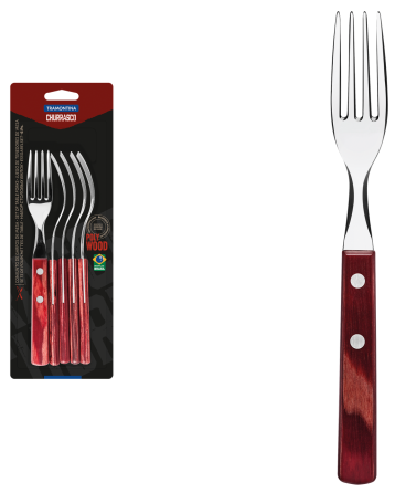 Виделка столова Tramontina Barbecue Polywood (6882434) Київ