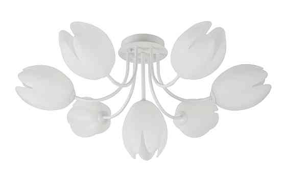 VALESO Люстра стельова у вітальню VALESO G 93961/6+1 біла Киев