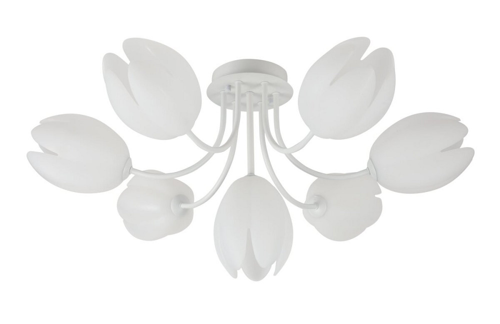 VALESO Люстра стельова у вітальню VALESO G 93961/6+1 біла Киев - изображение 3