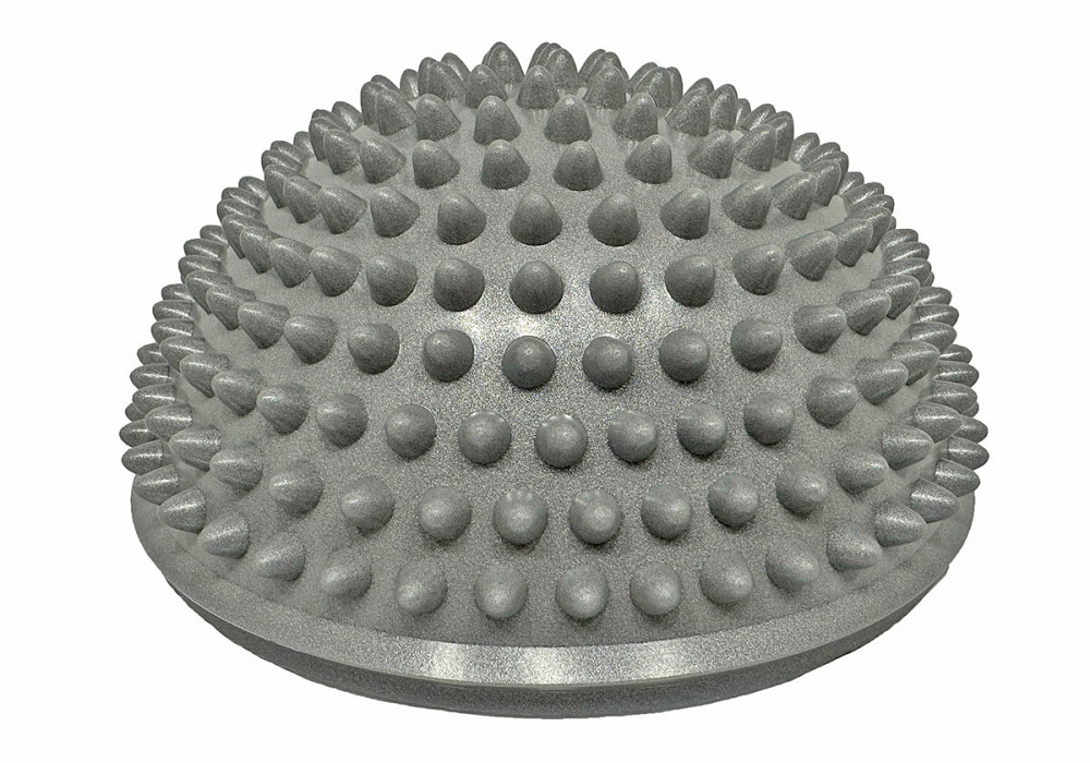 Півсфера масажна кіндербол EasyFit 16 см м'яка сіра Коломия - фото 1