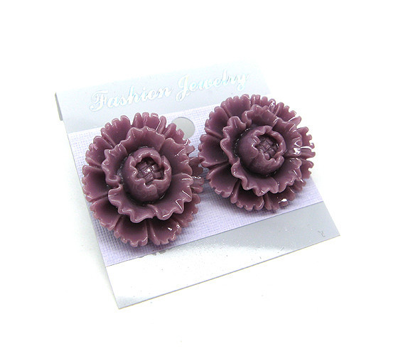 Сережки гвоздики модні Хризантема Київ - фото 1