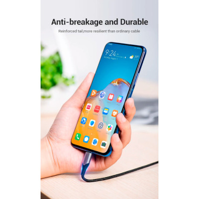 Дата кабель USB 2.0 AM to 2хUSB-C M 1.0m Y-Splitter Charging Cable 2.4А 480Mbps Aluminum Al Vention (CQOHF) Винница - изображение 4