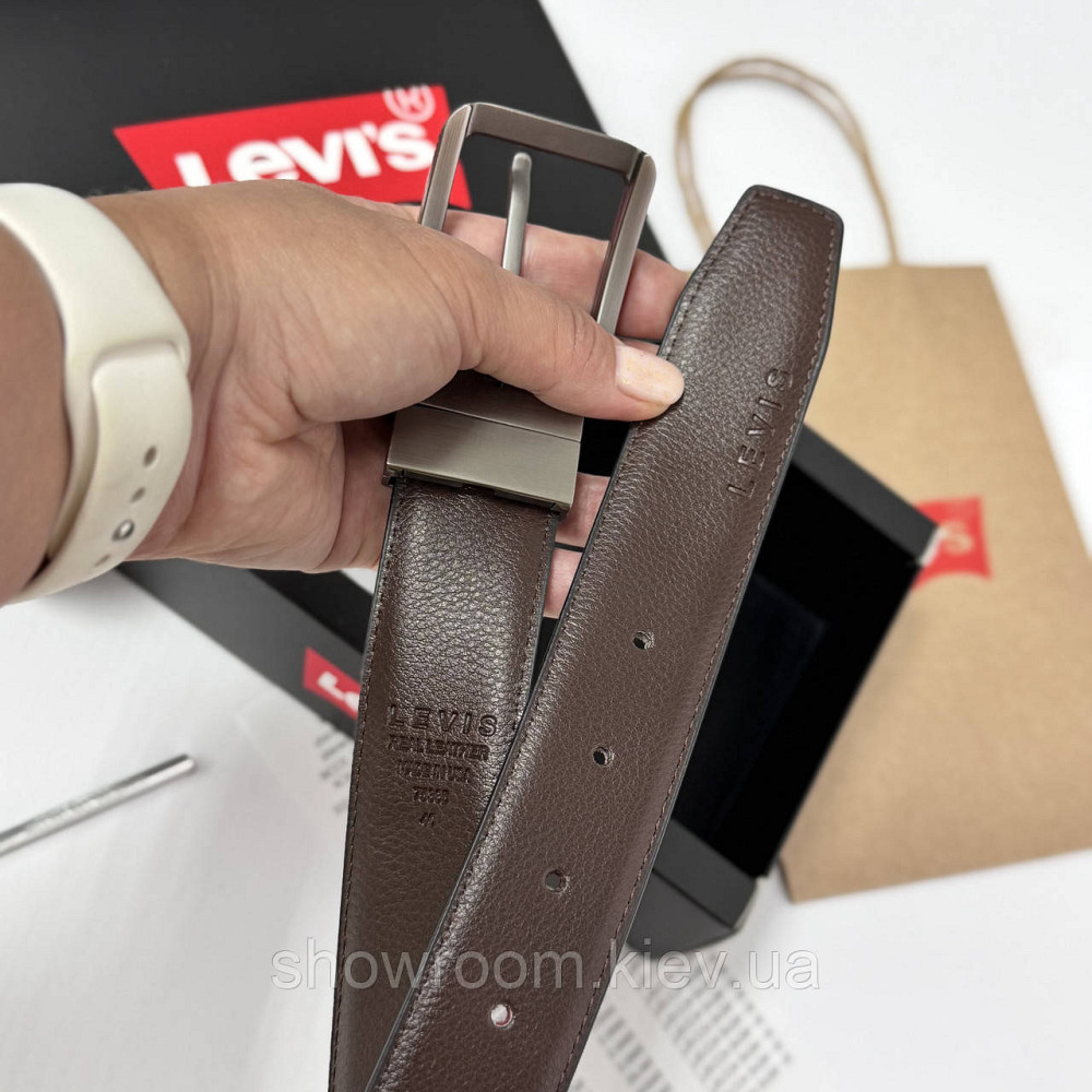 Мужской подарочный набор кошелек и ремень Levis (519) Киев - изображение 7