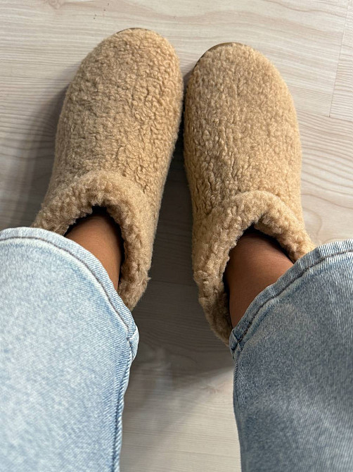Угги женские Hengji 37-2 с мехом тедди на платформе бежевые, 38, 24 см Киев - изображение 7