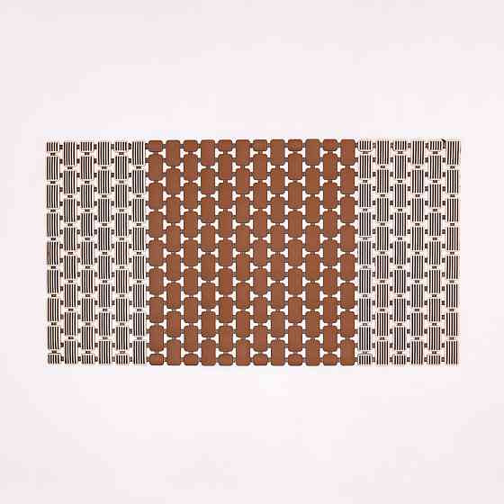 Yiwu Килимок для ванної туалету душу із полівінілхлориду на присосках 73×40 см HP-42-7BR Коломыя