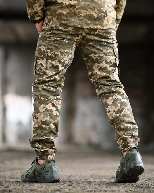 Мужские штаны джогеры бандит пиксель лето резинка саржа легкие и прочные Одесса - изображение 18