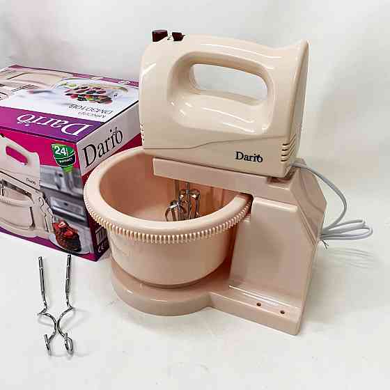 Міксер кухонний ручний для дому Dario DM3010B 300 Вт, Міцний ручний міксер для щоденного використання WA-17 Івано-Франківськ