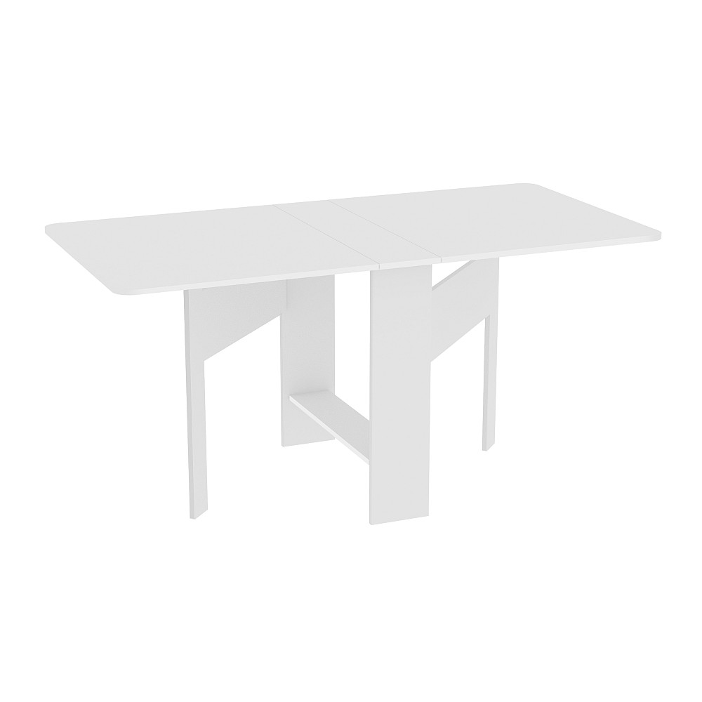 Стол-тумба №4 узкая, Белый, 1580х800х750 Львов - изображение 2