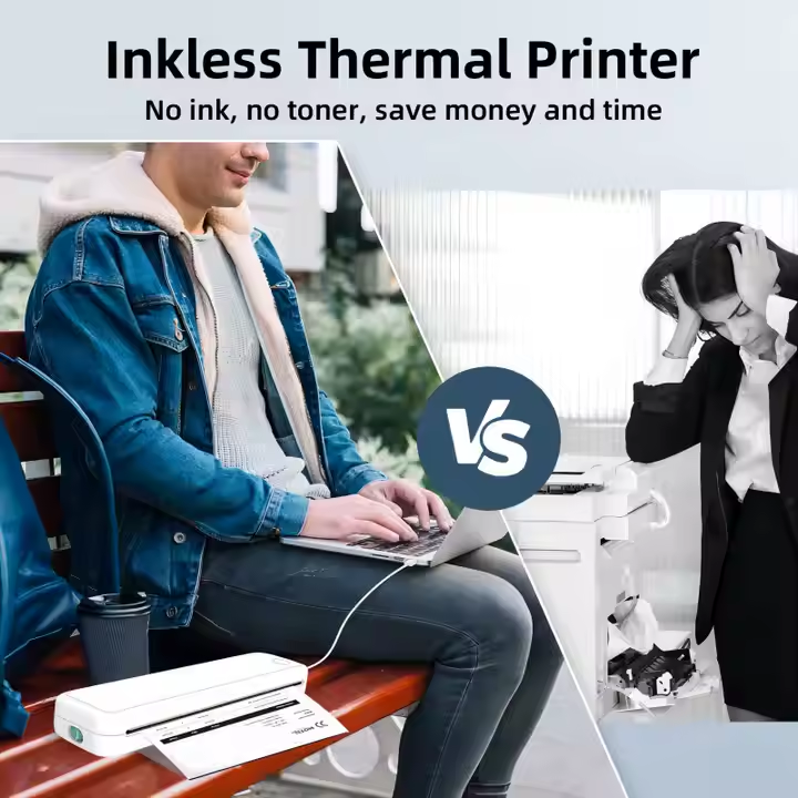 Портативний бездротовий принтер (термопринтер) А4 Вінниця - фото 9