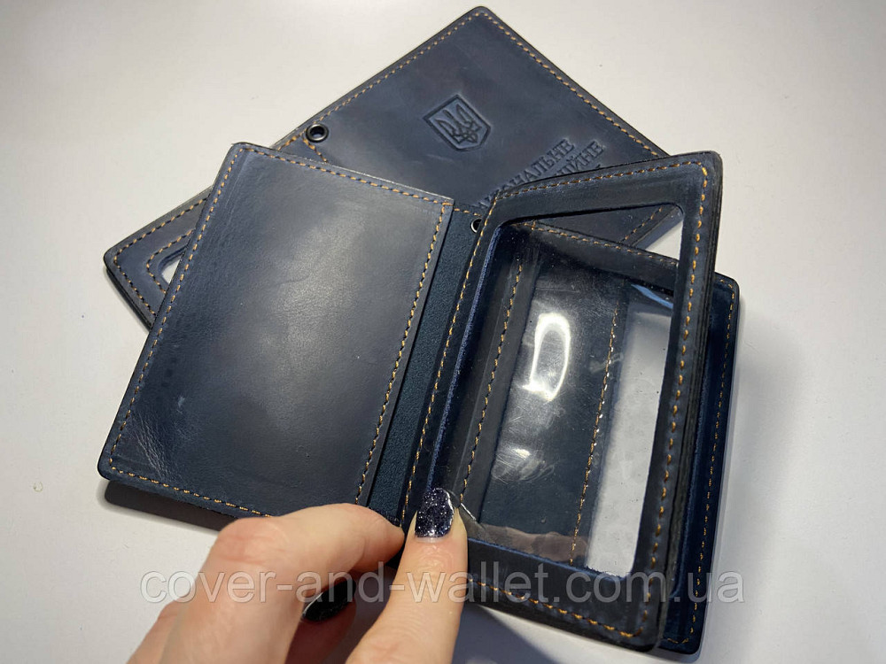 Обкладинка на посвідчення Національне антикорупційне бюро України (НАБУ) PS Leather Київ - фото 3