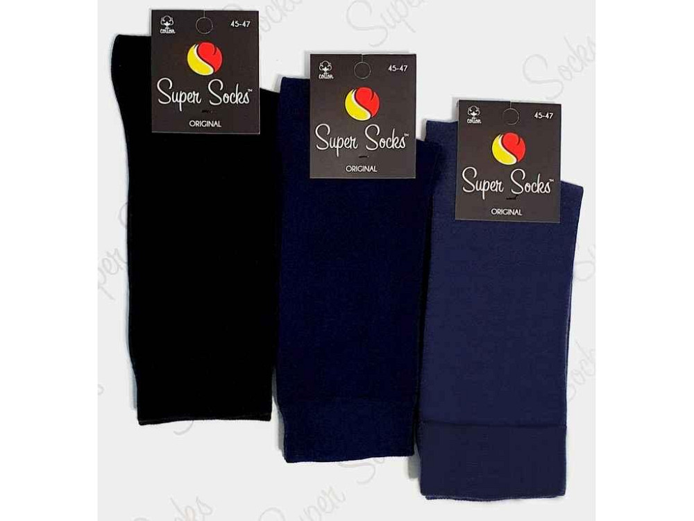 Носки S_200 Двойной след ( ассорти) р.42-44 12пар ТМ Super socks Киев - изображение 1