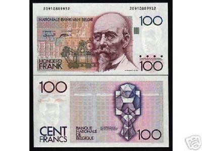 Бельгия / Belgium 100 Francs (1982-94) Pick 142a aUNC – UNC Полтава - фото 1