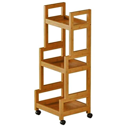 Етажерка для ванної на коліщатах "Діполі" охра Миколаїв - фото 1