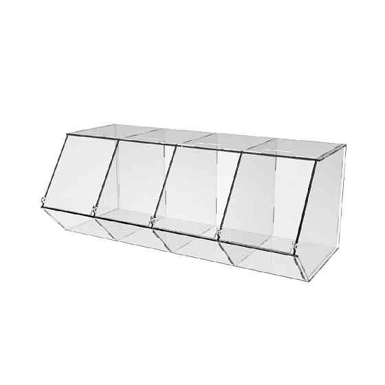 Диспенсер EKOSTAR 390х180х150мм для мармеладів, снеків, горіхів 4 комірки Київ