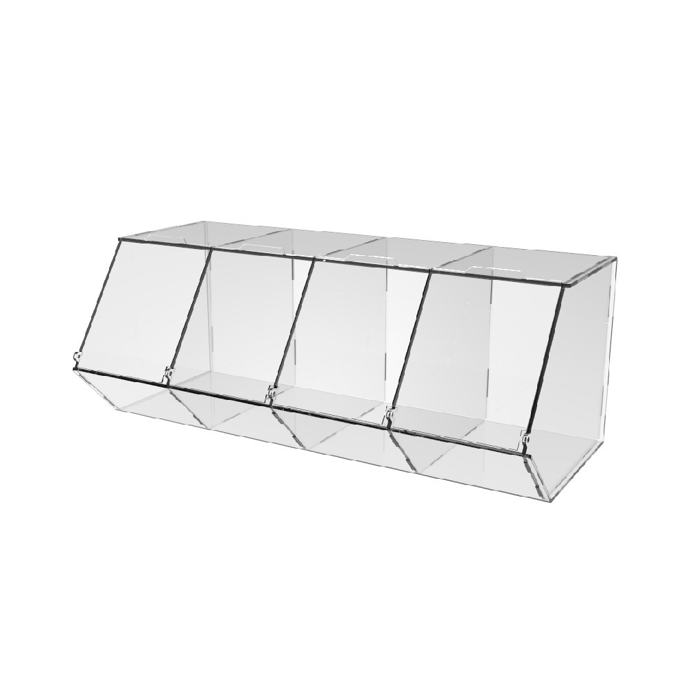 Диспенсер EKOSTAR 390х180х150мм для мармеладів, снеків, горіхів 4 комірки Київ - фото 1