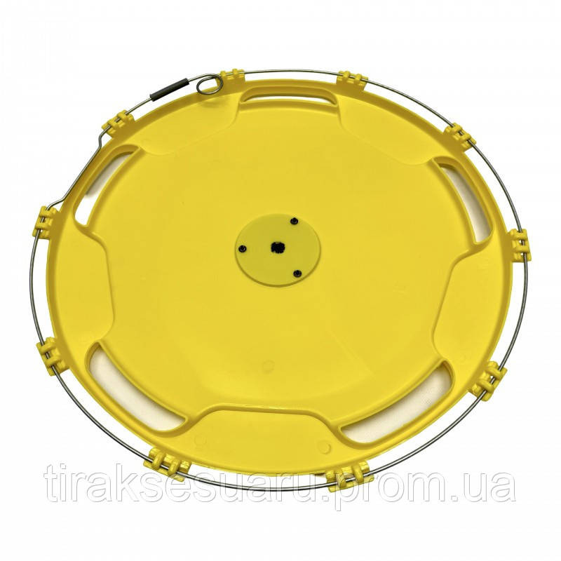 Ковпак колеса  22.5 задній (пластик,жовтий) Ковпаки на колеса 22.5 Луцьк - фото 1
