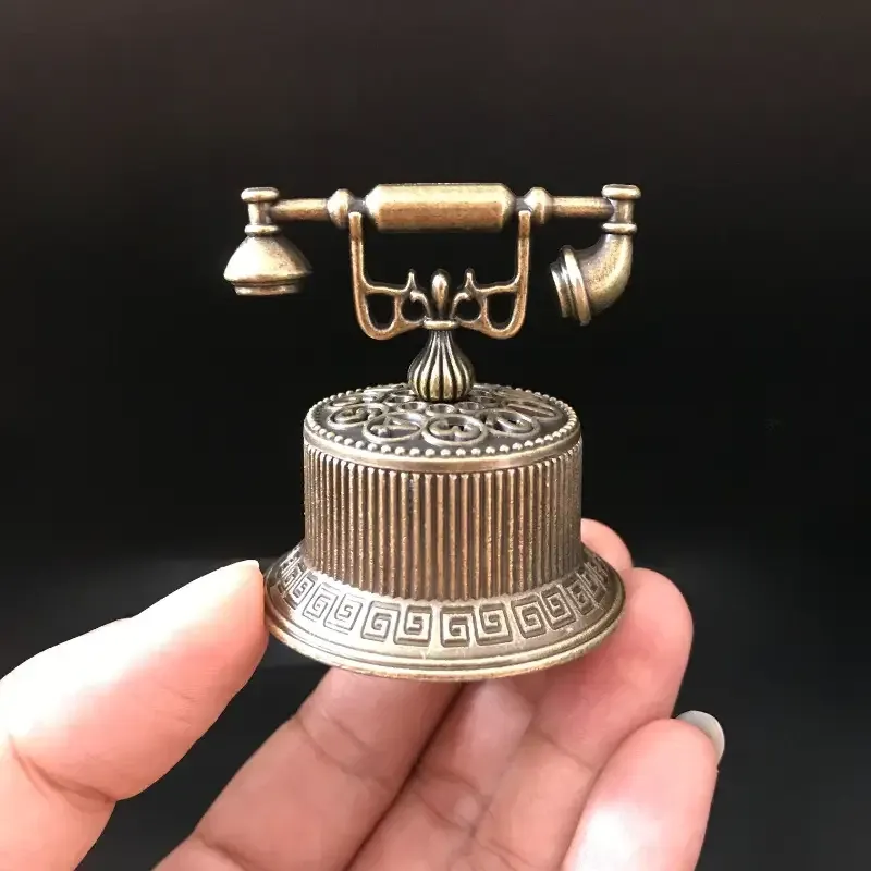 Металевий тримач для пахощів «Антикварний телефон» – для конусів та хмаринок Київ - фото 2