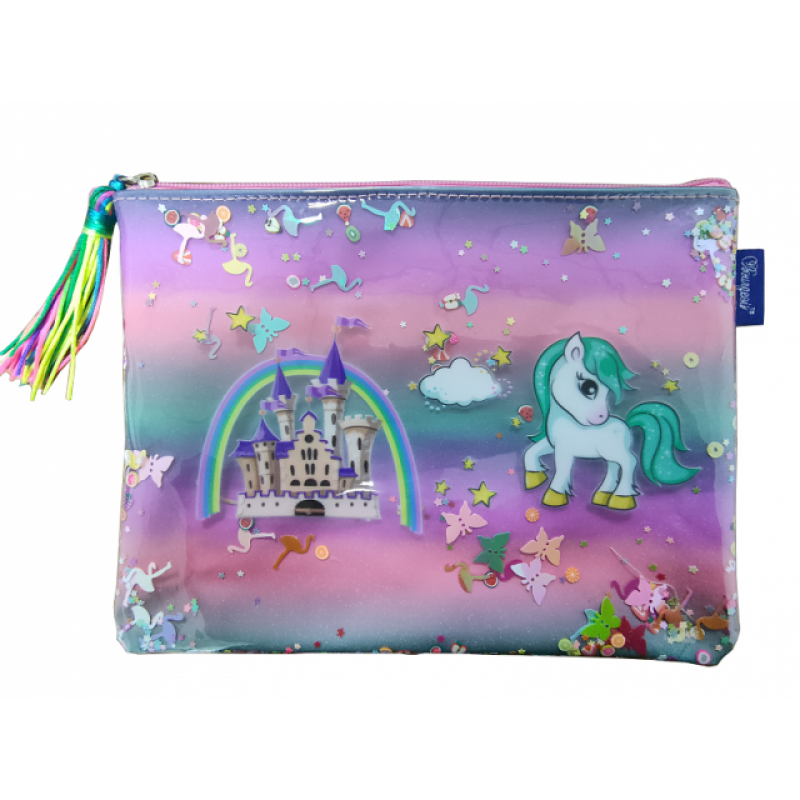 Папка шкільна "Мандарин" WB-2054, 21х15см, А5, м'яка на блискавці 1 відд. Поліуретан, шт Київ - фото 1