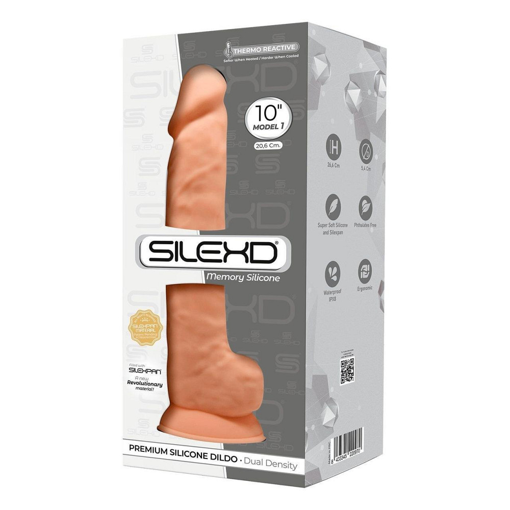 Фалоімітатор реалістичний SilexD Arnold Flesh (MODEL 5 size 10in), двошаровий, силікон+Silexpan, діа Sex Aura Київ - фото 5