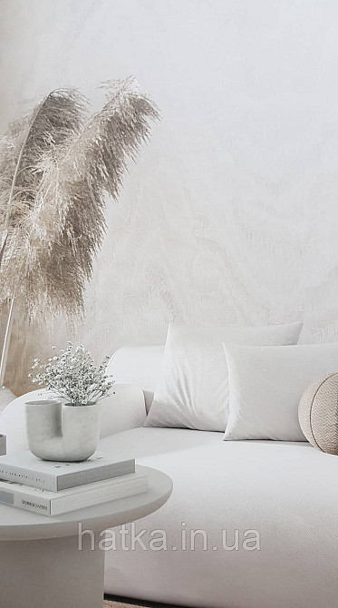 Обои виниловые на флизелине Marburg Lava метровые абстракция волны белые с серебром Киев - изображение 2