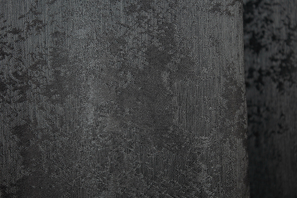 Комплект готовых штор VR-Textil Жаккард Sultan YL № 1211ш Графитовый 150х270 см 2 шт (33-0045) Киев - изображение 8