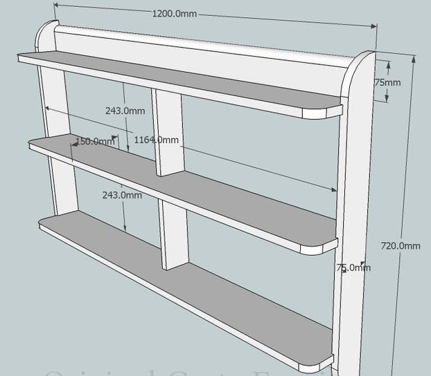 Настінна книжкова полиця "Фауст" зефір Миколаїв - фото 4