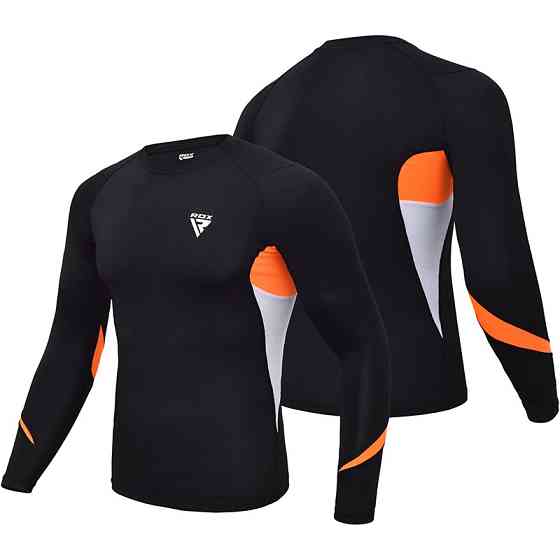 Рашгард із довгим рукавом RDX Lycra Orange L Кам'янське