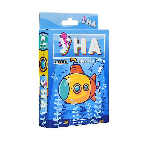 Карткова гра "УНА морські друзі" 30449 українською мовою 108 карток Вінниця