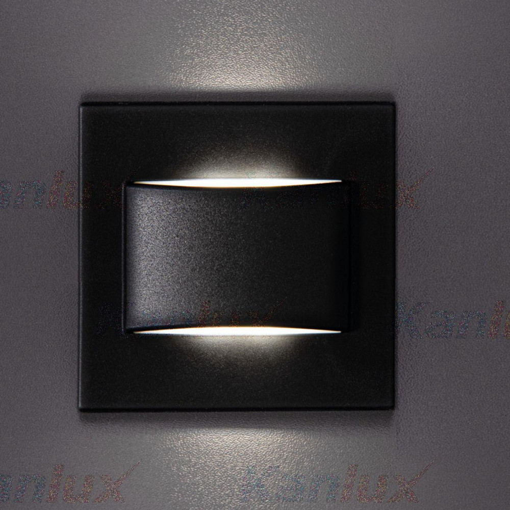 Подсветка ступеней лестницы 12V 3000к Черный ERINUS LED LL B-WW Kanlux Киев - изображение 1